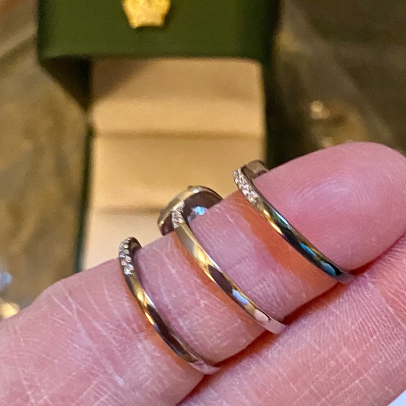 🔥JUNXIN 3 Piece Bridal Set: 925 & CZ🔥 NIB - Picture 6 of 8